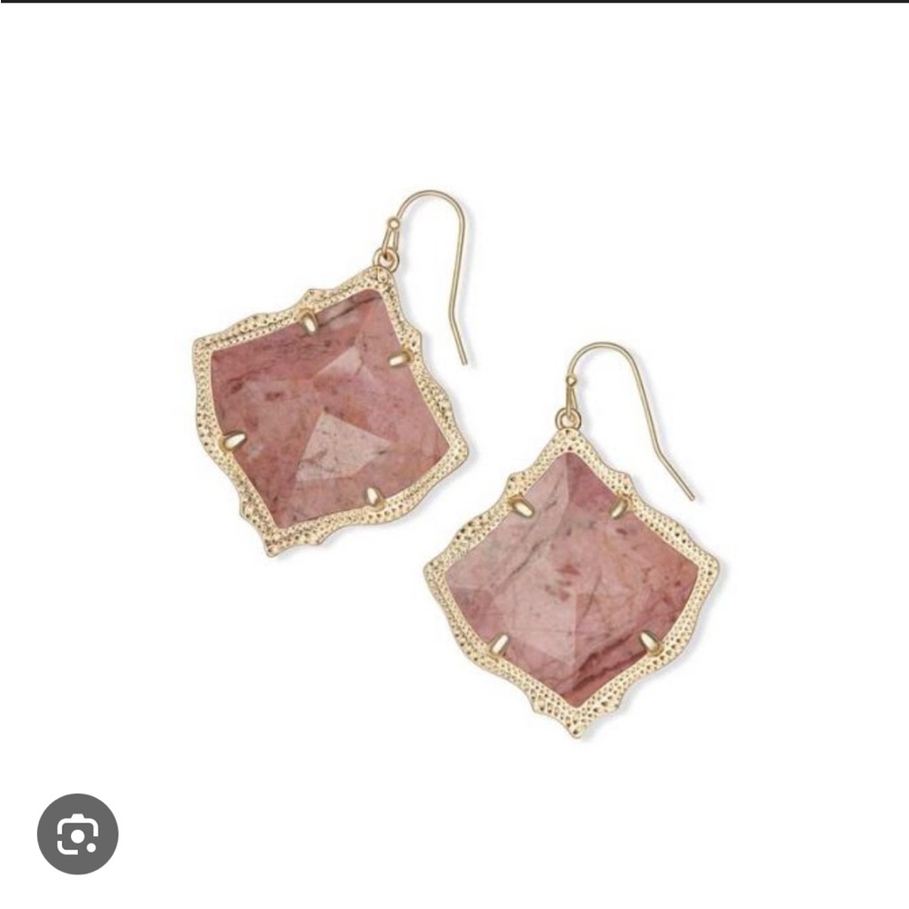 Kendra Scott Kirsten Rhodonite
Gold Statement Earrings